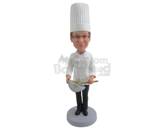 Custom Bobblehead Busy Chef Cooking And Wearing His Apron - Careers & Professionals Chefs Personalized Bobblehead & Cake Topper Custom Bobblehead Busy Chef Cooking And Wearing His Apron - Careers & Professionals Chefs Personalized Bobblehead & Cake Topper